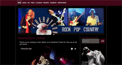 Desktop Screenshot of cherrygunband.com
